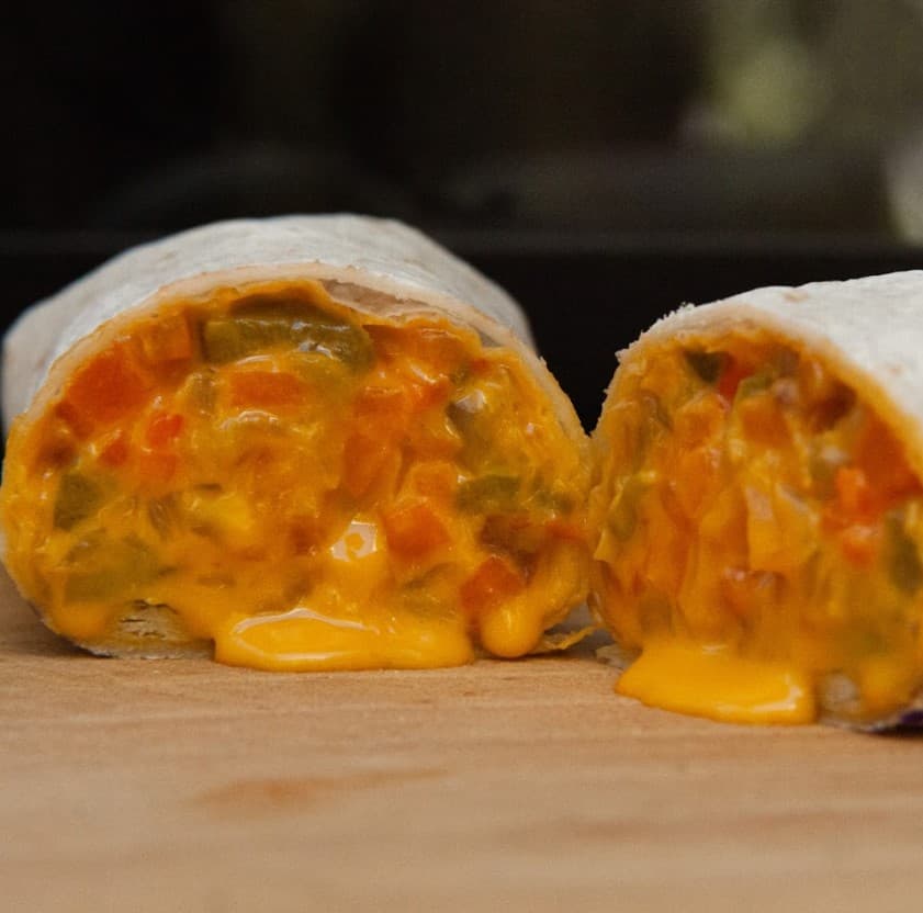 Wrap de vegetales con arroz primavera