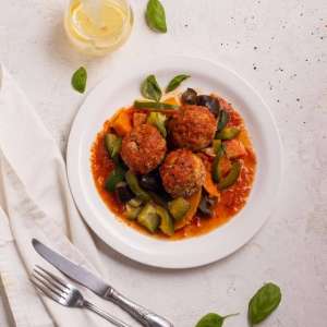Albóndigas con vegetales miniatura 1