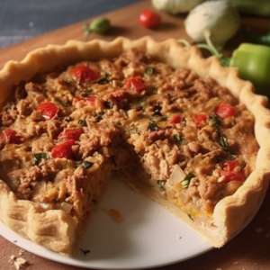 Tarta integral de atún miniatura 1