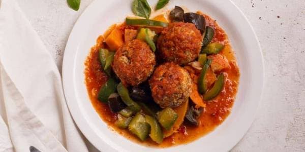 Albóndigas con vegetales