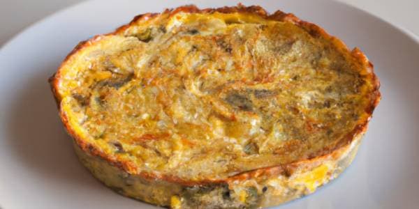 Tarta integral de calabaza y queso