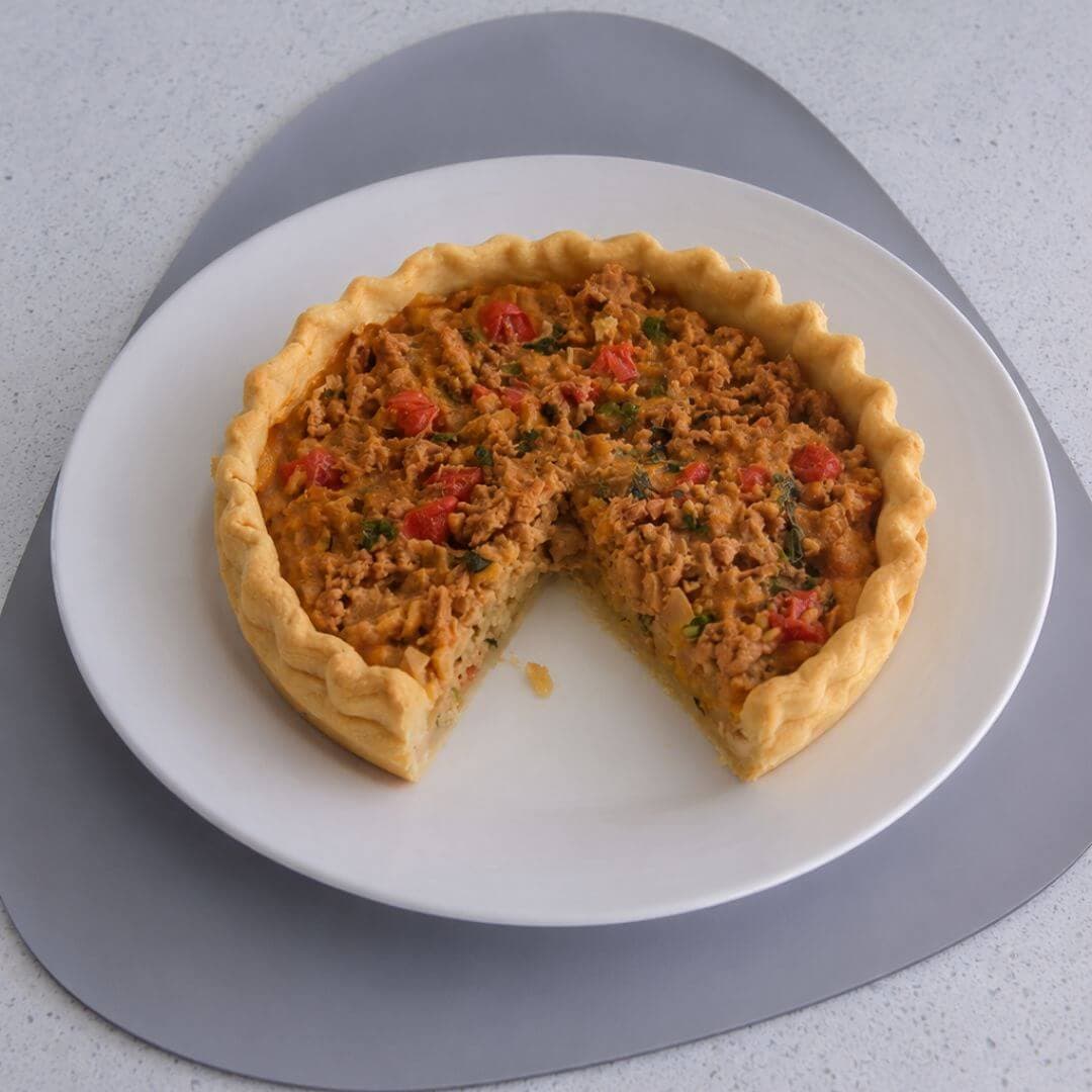 Tarta integral de atún