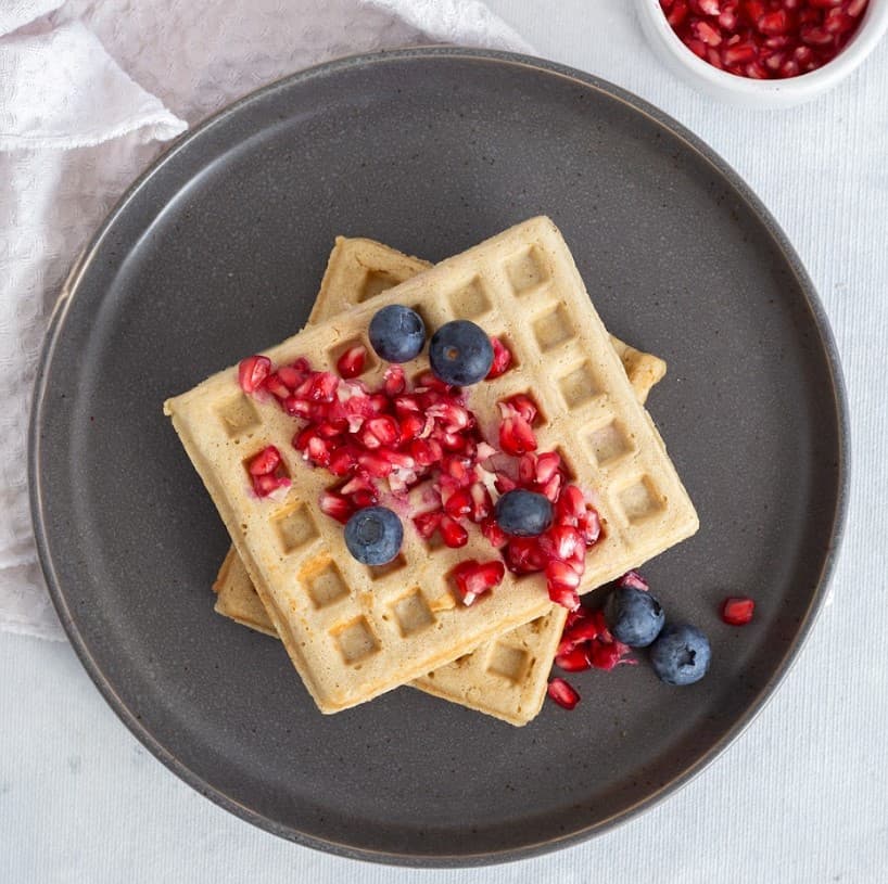Waffles de avena y manzana (Pack x4)